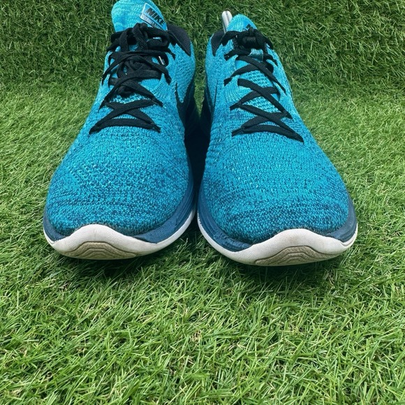 Nike Flyknit Lunar 3 Mens Size 10 Blue White Athletic Running Shoes Sneakers main image 4